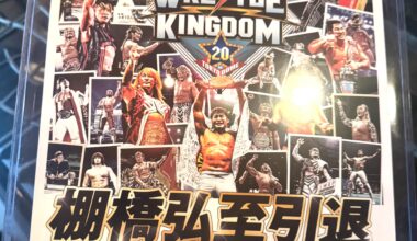 NJPW WrestleKingdom 20 Souvenir Program display