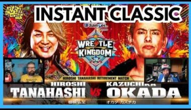 Reacting to Hiroshi Tanahashi vs Kazuchika Okada at Wrestle Kingdom 20