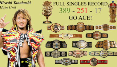Hiroshi Tanahashi's FULL Singles Record