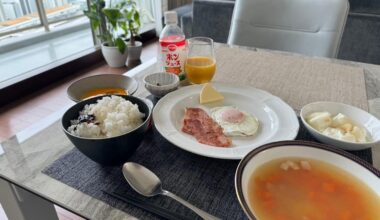 [Homemade] Simple Japanese home breakfast