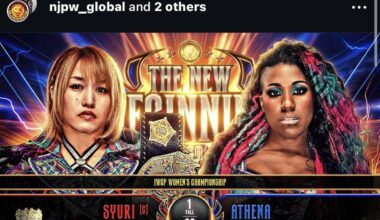 SYURI vs ATHENA announced for The New Beginning USA (IWGP Women’s Title)