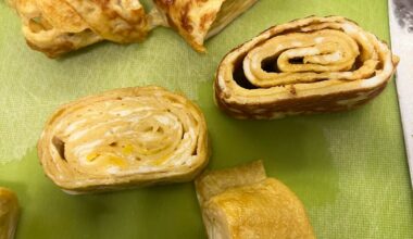 Thought you'd find my first tamago attempt (right) amusing