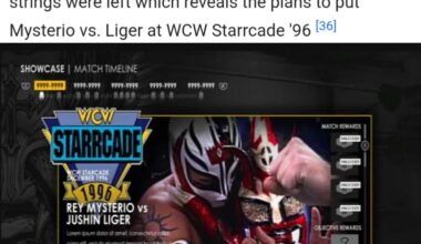 Did you know that Justin Thunder Liger was planned for WWE 2K22 as part of the Rey Mysterio Showcase? No clear reason for him being removed was revealed
