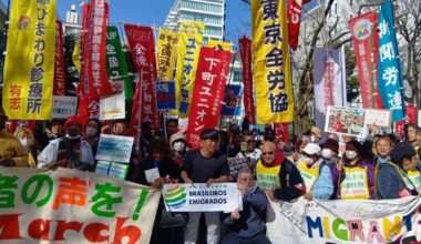 Protest march in Tokyo supports foreign workers' rights, opposes xenophobia