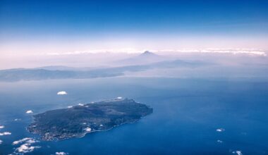 flying past Fuji