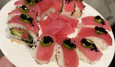 My attempt at homemade sushi