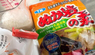 Starting a new Nukadoko for homemade Nukazuke