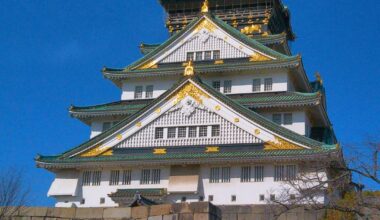 The castle of osaka is one of most imposing things i ever see