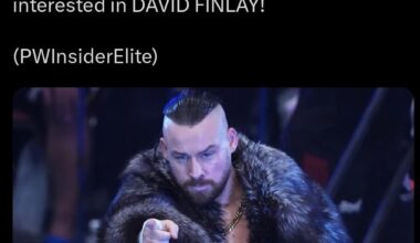 News on David Finlay, per PWInsider