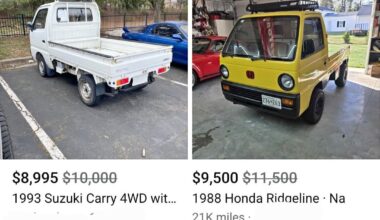 How much do Kei trucks cost in Tokyo?