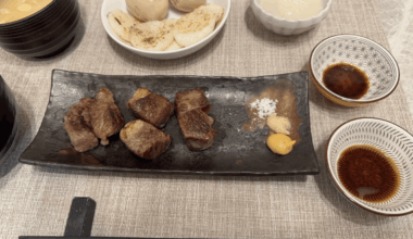 Japanese-style steak with 5 ways to enjoy it