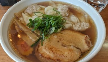 Japan, Matsumoto City, Nagano Prefecture, Ramen and Char Siu Rice Bowl