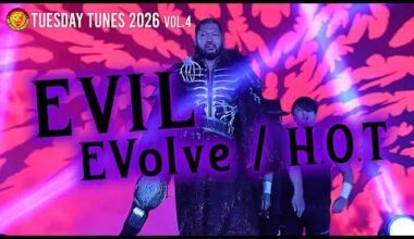 EVIL's Wrestle Kingdom 20 entrance! / EVolve & H.O.T ~2026.1.4~ (Entrance Video & Theme)