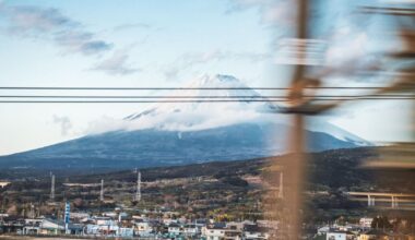 Mt. Fuji from Shinkansen