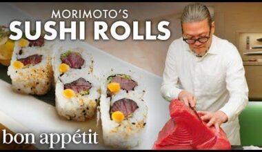 Iron Chef Morimoto shows a few easy rolls for home cooks