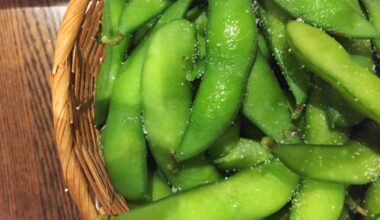 The perfect snack, edamame!