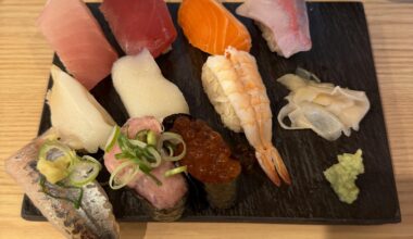 Lunch set in Hiroshima