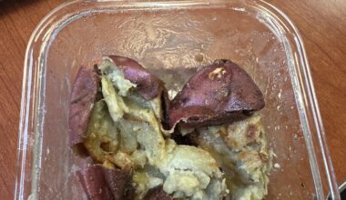 Greenish Japanese Sweet Potato after cooking