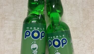 Green apple ramune