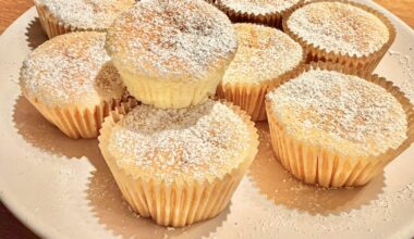 Mini japanese cheesecakes