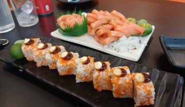 Some sushi with family