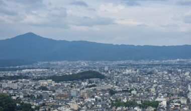 Kyoto from Mount Kinugasa (衣笠山)