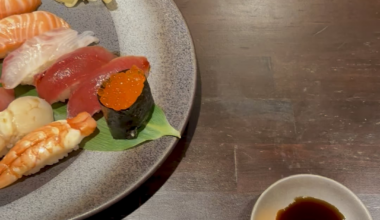 Took a private sushi class in Tokyo. Can you tell which one my 3.5 year old made?