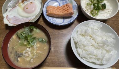 Japanese dinner at a friend’s house