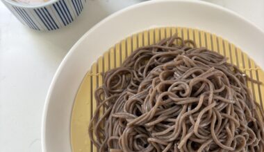 Sesame dipping soba