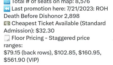 WrestleTix New Beginning USA update from earlier today