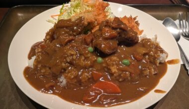 Special curry from Matsumoto City, Nagano Prefecture, Japan