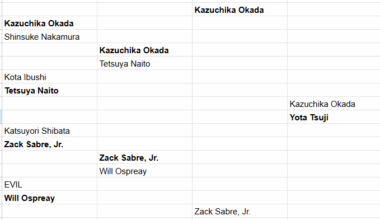 There have been 16 men to win the New Japan Cup... what if you held a New Japan Cup of New Japan Cup winners