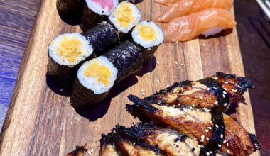 I was worried about trying sushi back in America after living in Japan for 2 months. It didn’t suck!