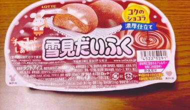 Chocolate yukimi daifuku(Mochi Ice Cream)