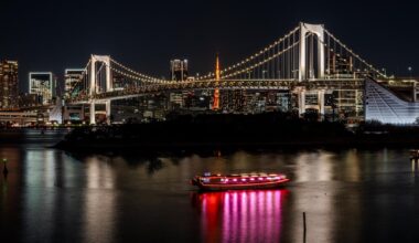 Night walk around Odaiba
