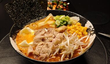 [homemade] Ramen (first attempt)