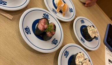 Kura sushi in Japan