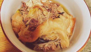 Sukiyaki-style hot pot