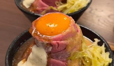 One of the best roast beef rice bowls I’ve had.