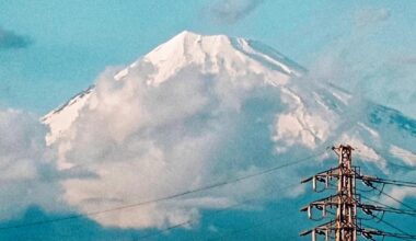 Mt Fuji from Shin Fuji station