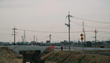 Outskirts of Okayama look rather depressing at this time.