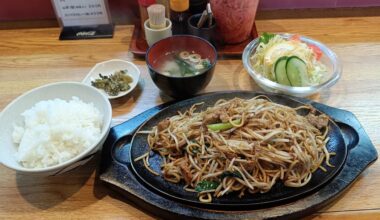 Hita-style Yakisoba in Oita, Kyushu