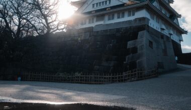 Sunrise at Osaka-jō