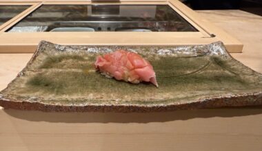 Sushi I ate in Tokyo