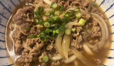 Made Curry Udon last night