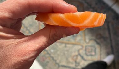 I went back and got sashimi