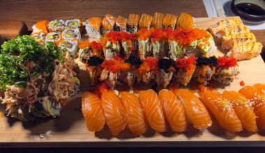 Made my partner and I some sushi! [Home Made]