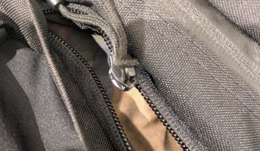 Backpack repair (zipper detached on one side)