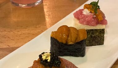 Dinner at Sushi Lin (Brooklyn Heights) 10 piece omakase.