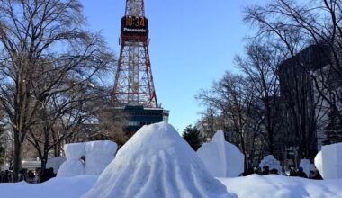 Snowy February in Hokkaido